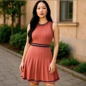 NWT House Of Harlow Coral Sleeveless Dress ✨